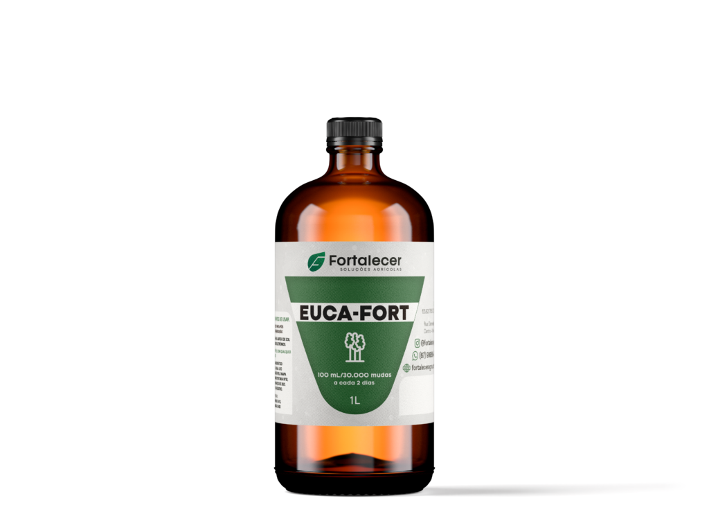 Euca Fort é o produto da Fortalecer Soluções Agrícolas que é aplicado em mudas de eucalipto para reduzir custos e aumentar a eficiência da produção da floresta.